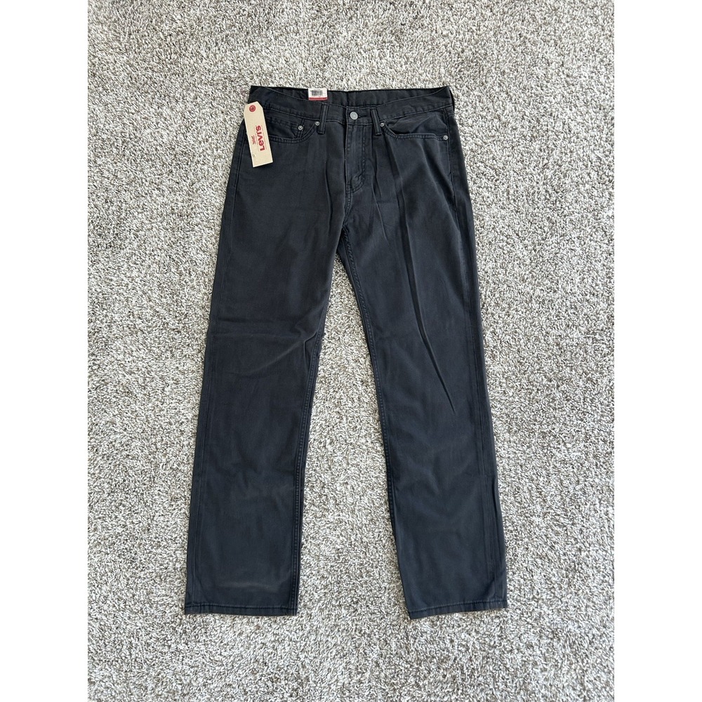 Levi's 514 Black Jeans Men's Regular Fit Straight Leg Stretch Denim  34x32 NWT